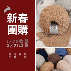 【新春團購】澳絨 羊毛線 50g×5