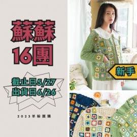 蘇蘇16團－森語祖母方格拼花衣