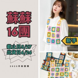 蘇蘇16團－祖母方格拼花背心