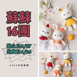 蘇蘇16團－水果兔兔陪伴玩偶