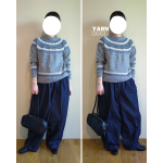 【背心團】中性圓育克毛衣 素材包