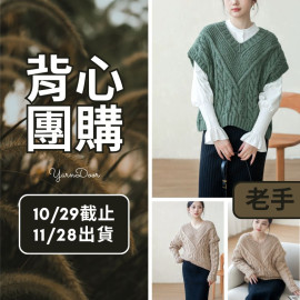 【背心團】葉悠V領毛衣(創)