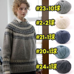 【背心團】中性圓育克毛衣 素材包