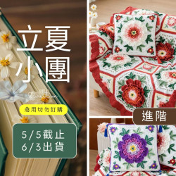 【立夏】國色芳華牡丹毯抱枕套