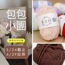 【包包】素芯紗2號100g×5